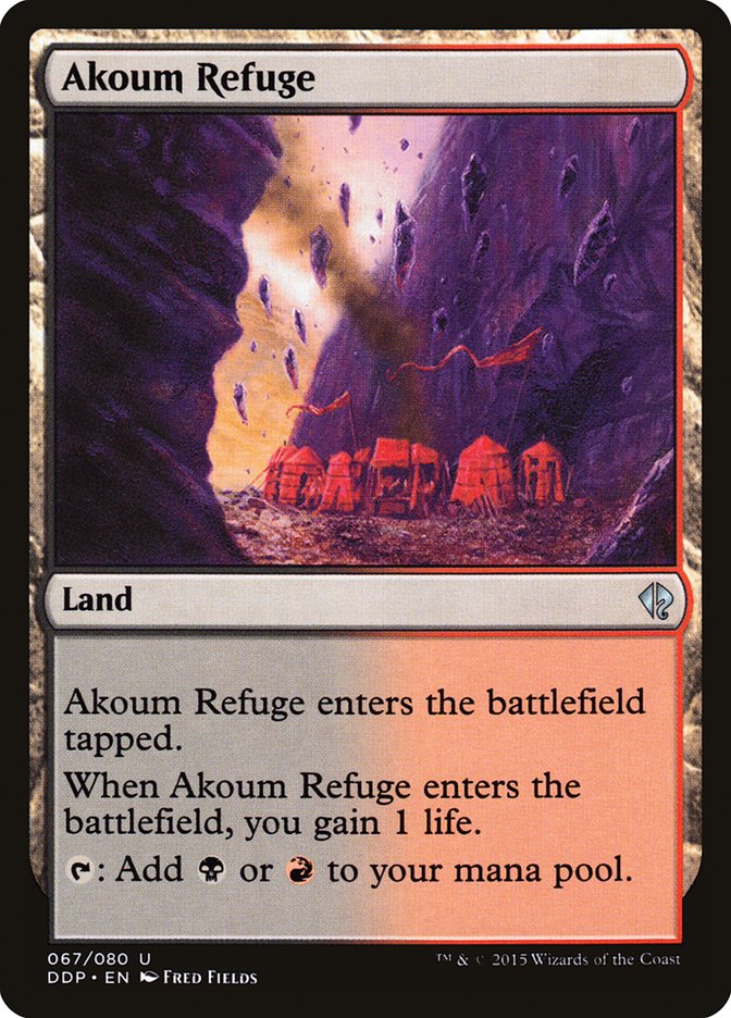 Akoum Refuge [Duel Decks: Zendikar vs. Eldrazi] | Card Citadel