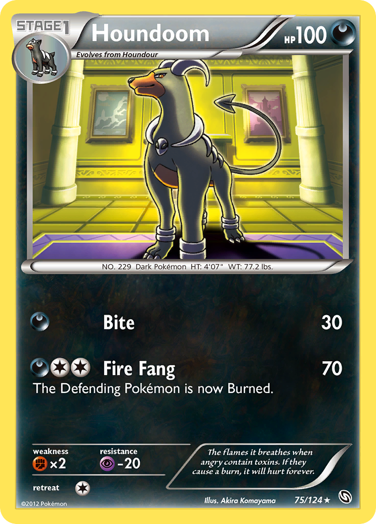 Houndoom (75/124) [Black & White: Dragons Exalted] | Card Citadel