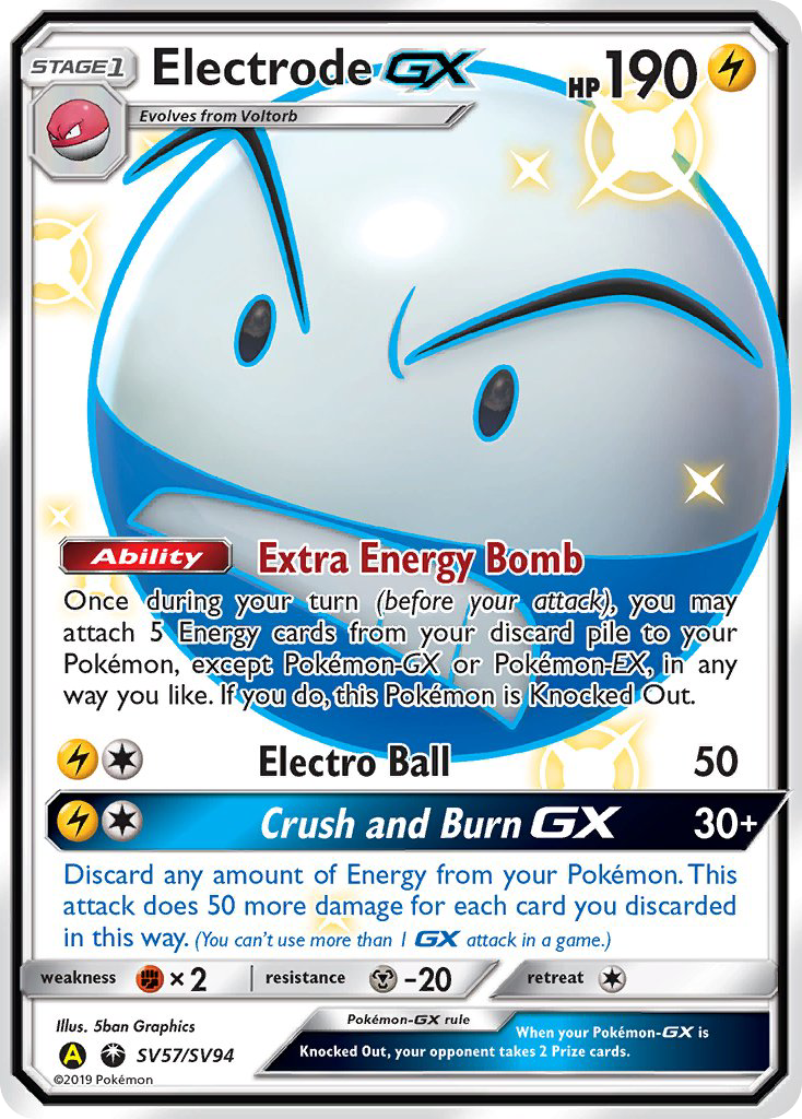 Electrode GX (SV57/SV94) [Sun & Moon: Hidden Fates - Shiny Vault] | Card Citadel