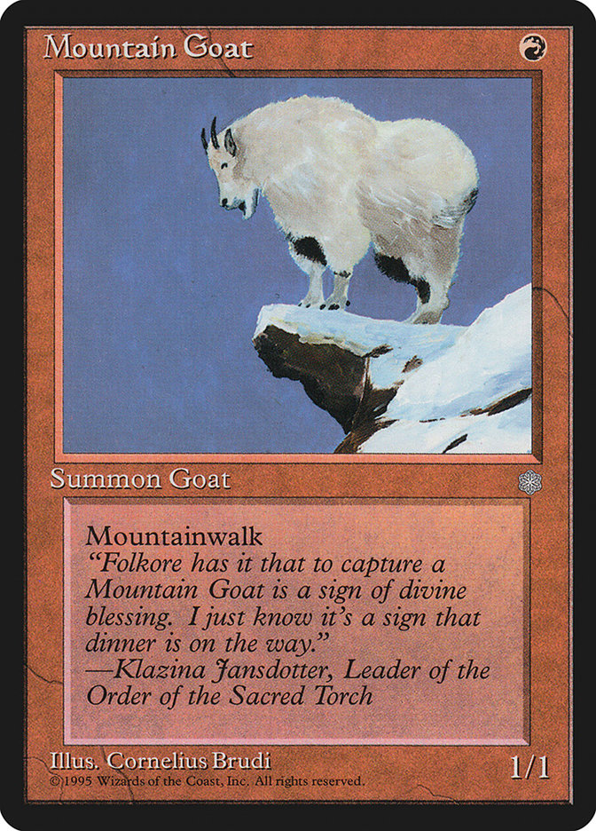 Mountain Goat [Ice Age] | Card Citadel