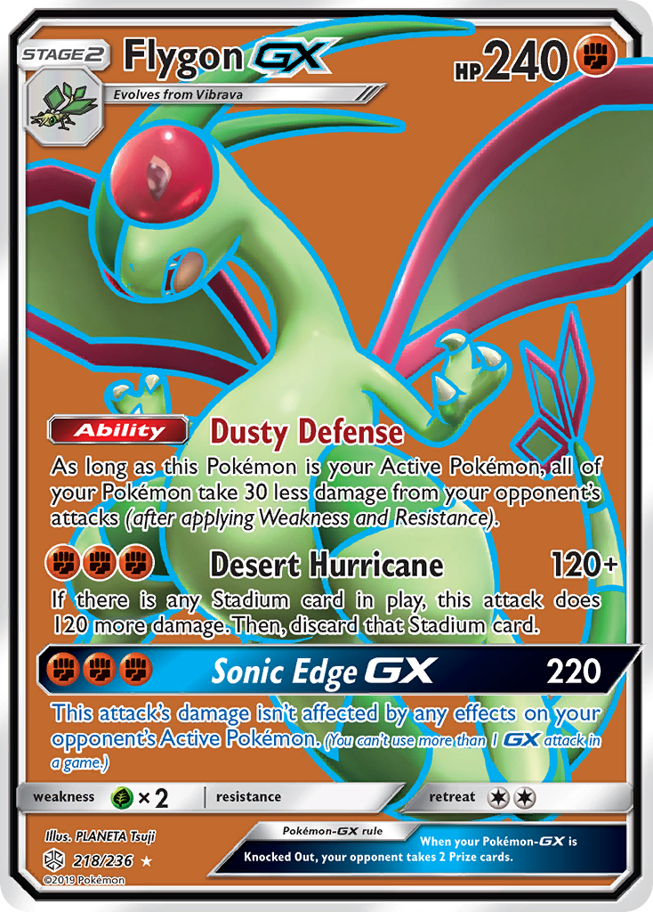 Flygon GX (218/236) [Sun & Moon: Cosmic Eclipse] | Card Citadel