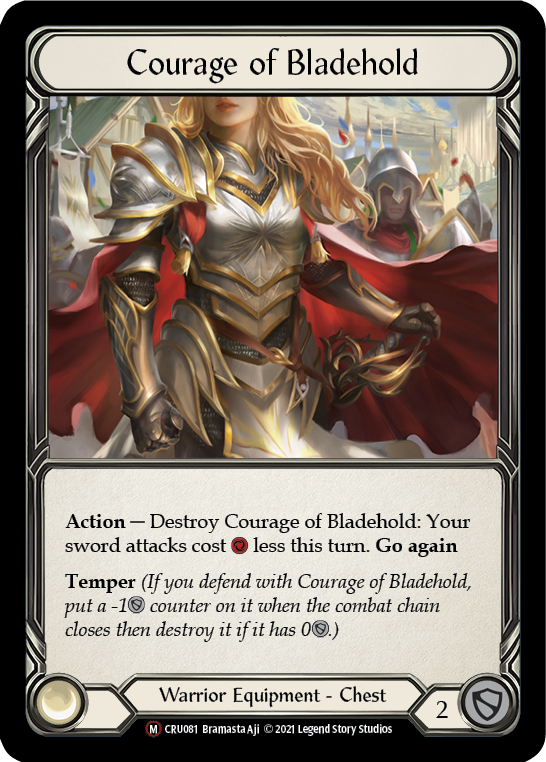 Courage of Bladehold [CRU081] Unlimited Normal | Card Citadel