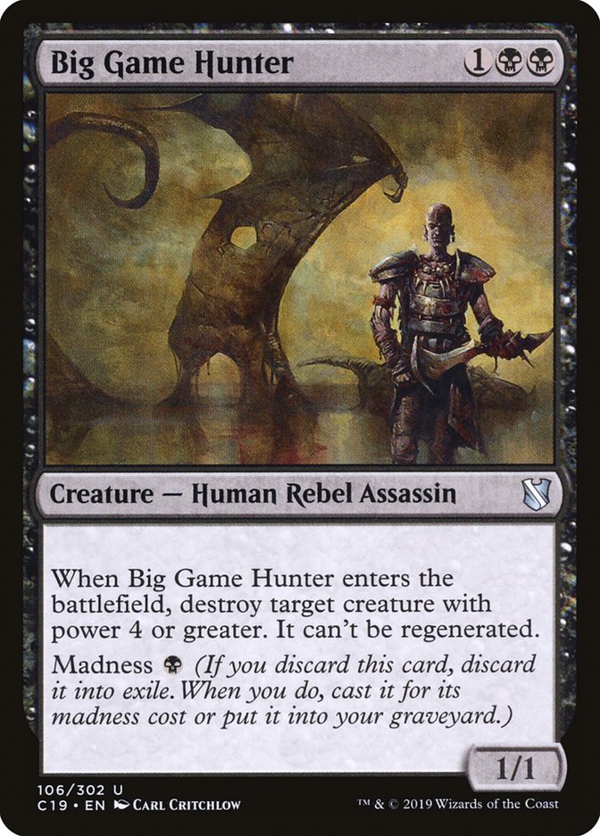 Big Game Hunter [Commander 2019] | Card Citadel