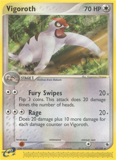 Vigoroth (47/109) [EX: Ruby & Sapphire] | Card Citadel