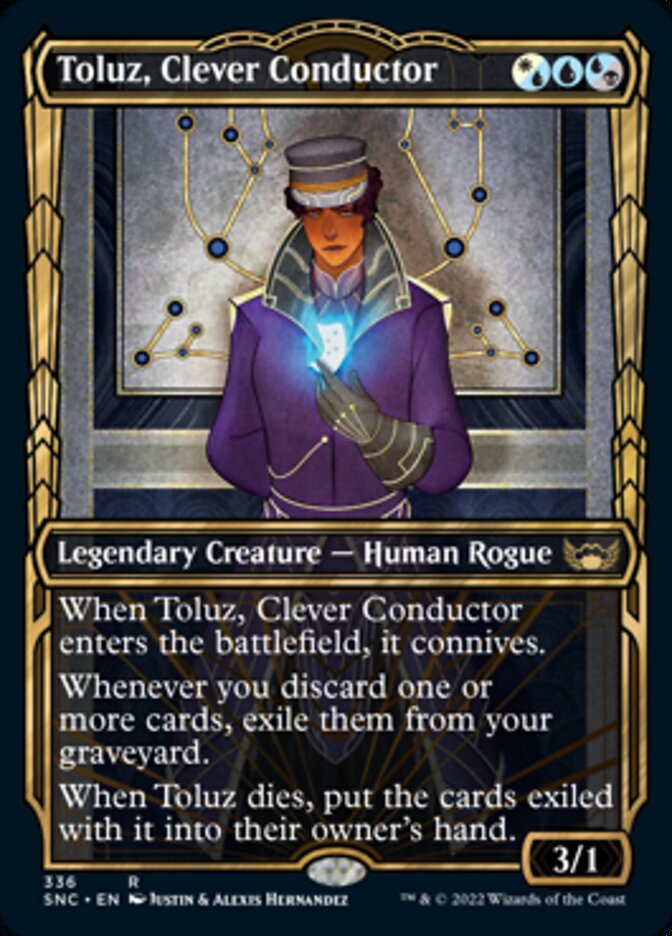 Toluz, Clever Conductor (Showcase Golden Age) [Streets of New Capenna] | Card Citadel