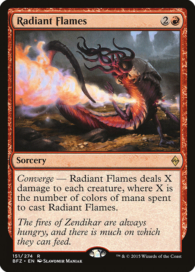 Radiant Flames [Battle for Zendikar] | Card Citadel