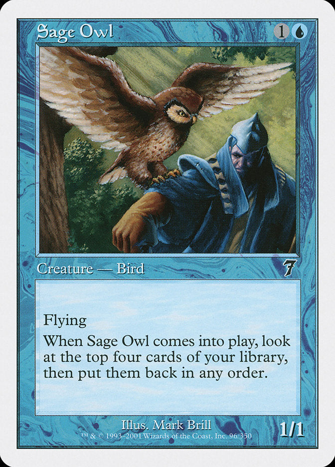 Sage Owl [Seventh Edition] | Card Citadel