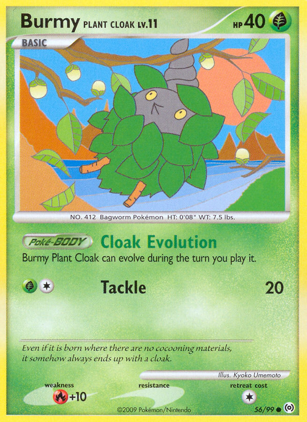 Burmy Plant Cloak (56/99) [Platinum: Arceus] | Card Citadel