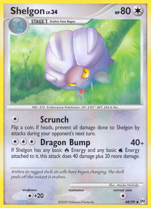 Shelgon (48/99) [Platinum: Arceus] | Card Citadel