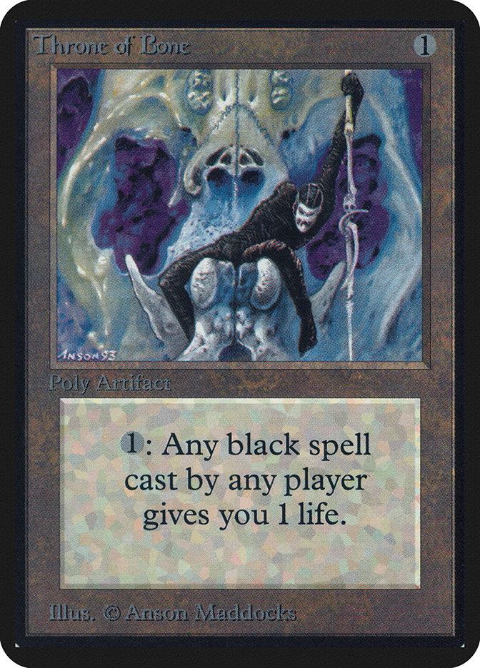 Throne of Bone [Limited Edition Alpha] | Card Citadel