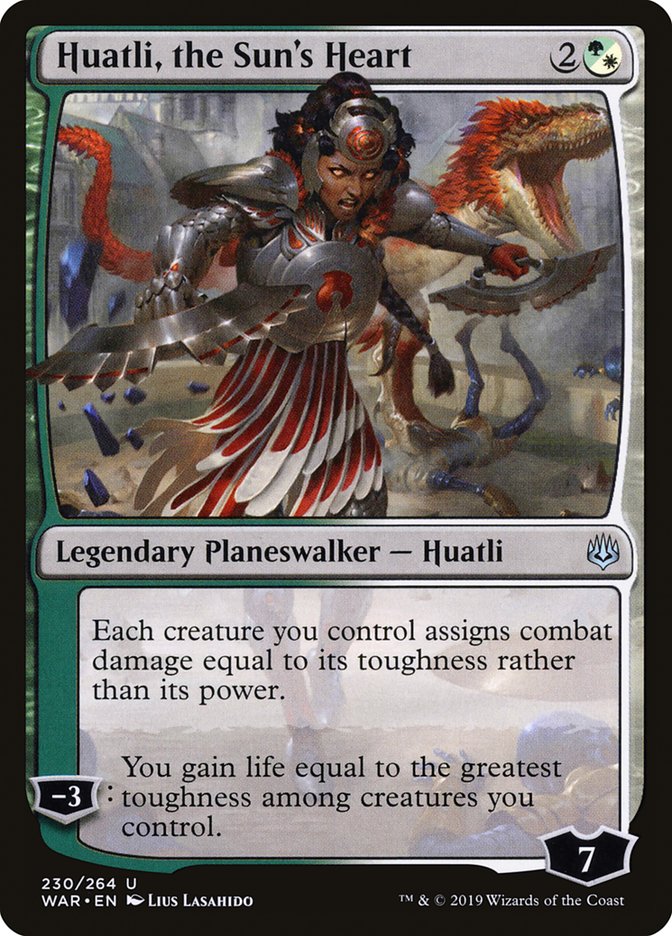 Huatli, the Sun's Heart [War of the Spark] | Card Citadel