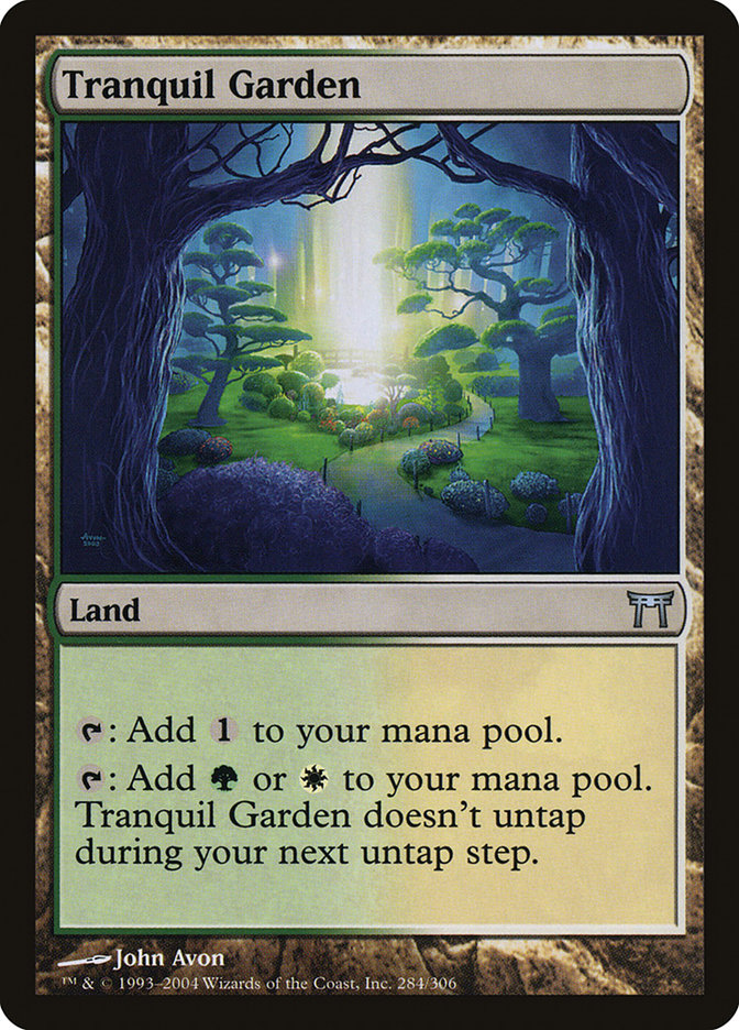 Tranquil Garden [Champions of Kamigawa] | Card Citadel