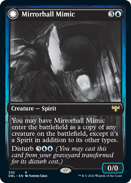 Mirrorhall Mimic // Ghastly Mimicry [Innistrad: Double Feature] | Card Citadel