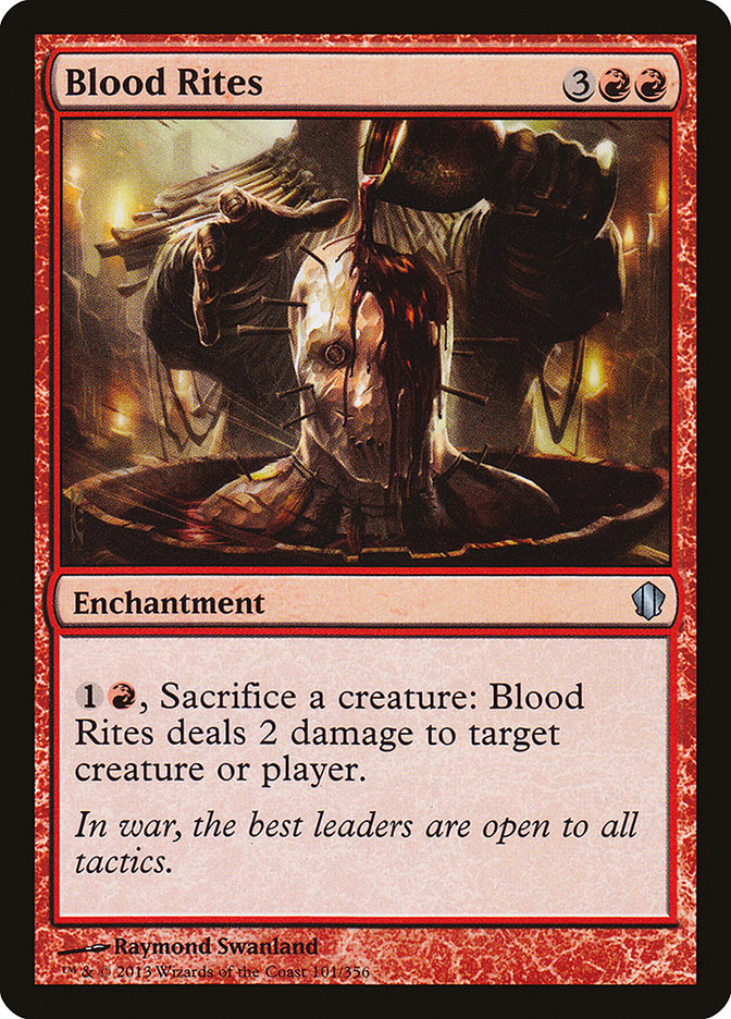 Blood Rites [Commander 2013] | Card Citadel