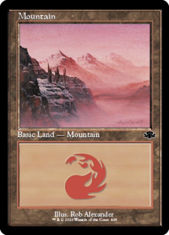 Mountain (408) (Retro) [Dominaria Remastered] | Card Citadel