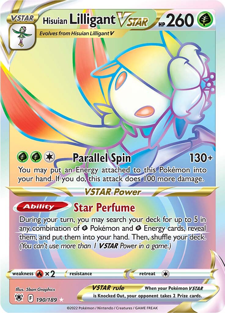 Hisuian Lilligant VSTAR (190/189) [Sword & Shield: Astral Radiance] | Card Citadel