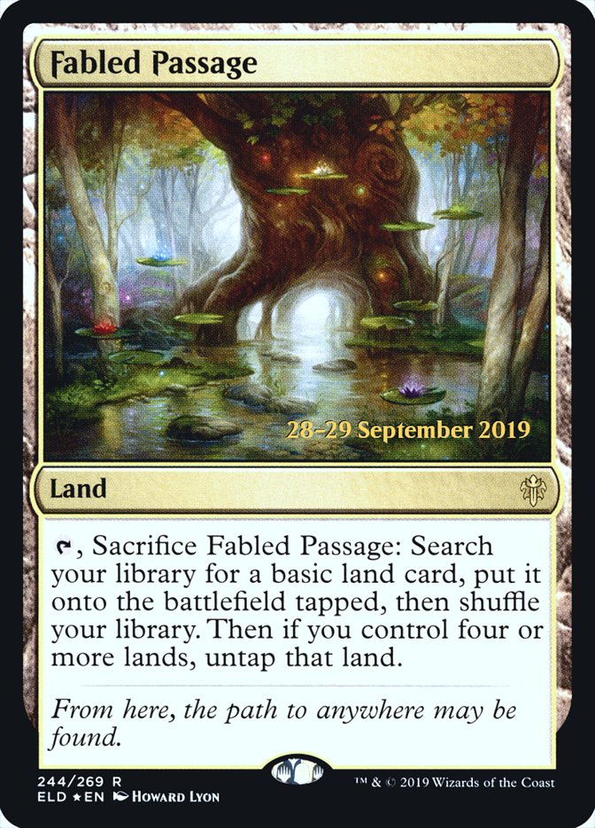 Fabled Passage  [Throne of Eldraine Prerelease Promos] | Card Citadel