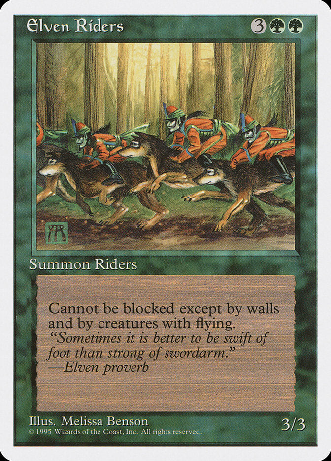 Elven Riders [Fourth Edition] | Card Citadel