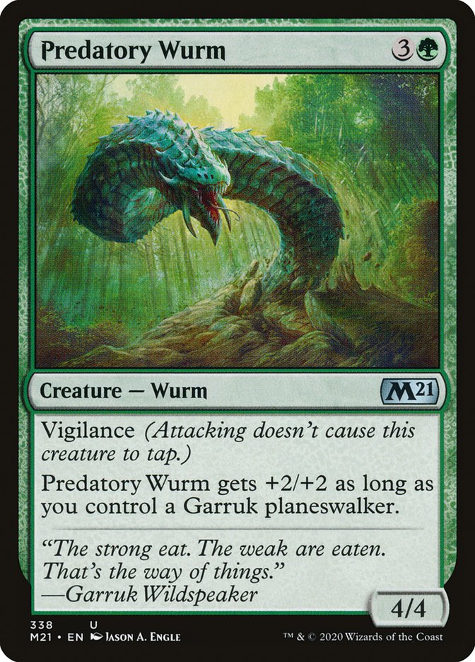 Predatory Wurm [Core Set 2021] | Card Citadel