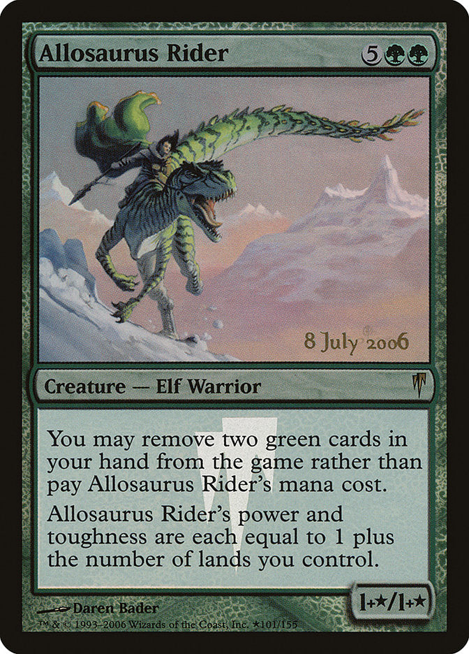 Allosaurus Rider [Coldsnap Promos] | Card Citadel