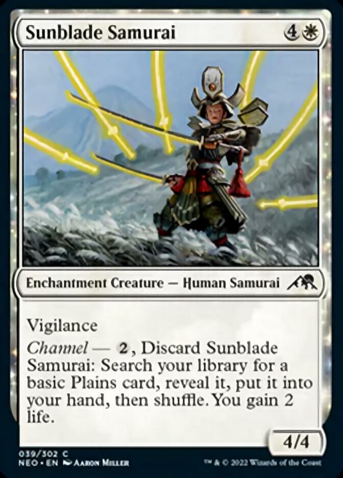 Sunblade Samurai [Kamigawa: Neon Dynasty] | Card Citadel