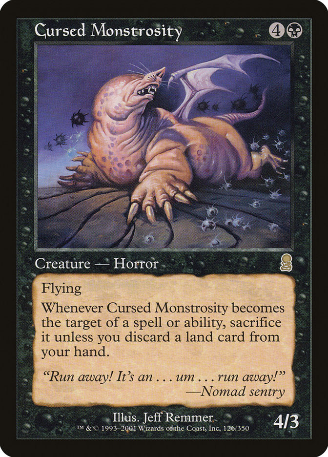 Cursed Monstrosity [Odyssey] | Card Citadel