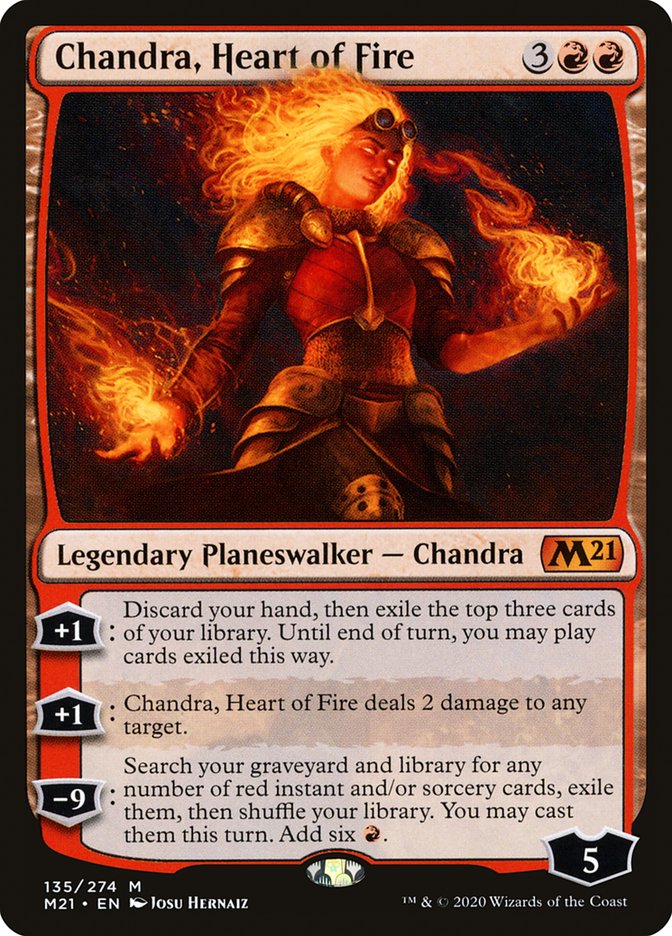 Chandra, Heart of Fire [Core Set 2021] | Card Citadel