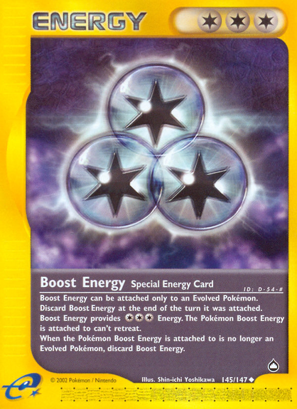 Boost Energy (145/147) [Aquapolis] | Card Citadel