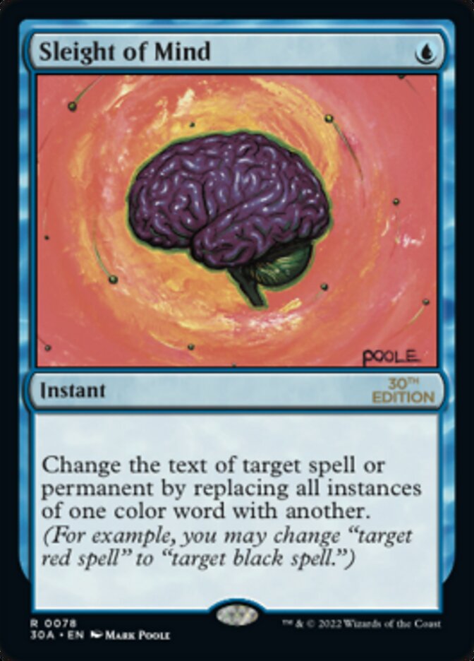 Sleight of Mind [30th Anniversary Edition] | Card Citadel