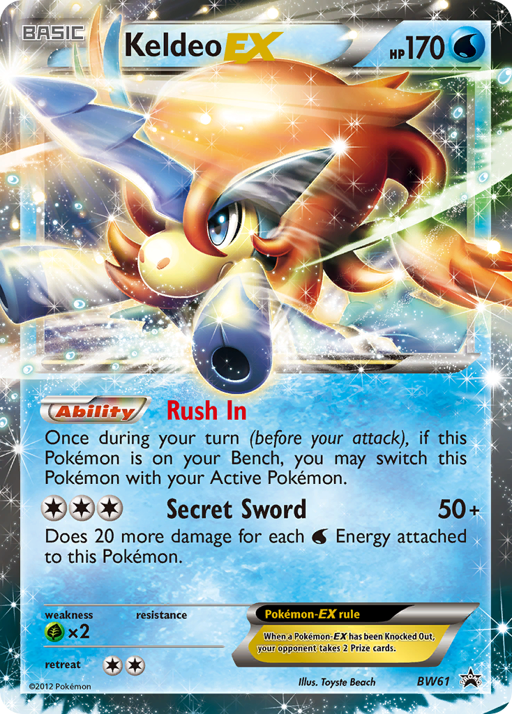 Keldeo EX (BW61) [Black & White: Black Star Promos] | Card Citadel