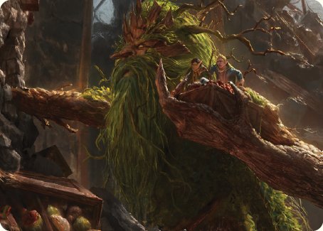 Treebeard, Gracious Host Art Card [The Lord of the Rings: Tales of Middle-earth Art Series] | Card Citadel