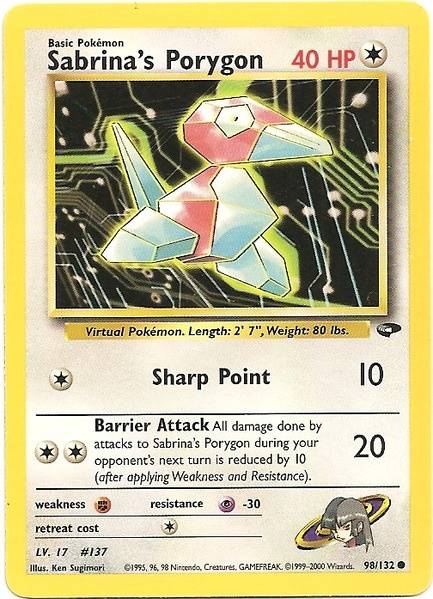 Sabrina's Porygon (98/132) [Gym Challenge Unlimited] | Card Citadel