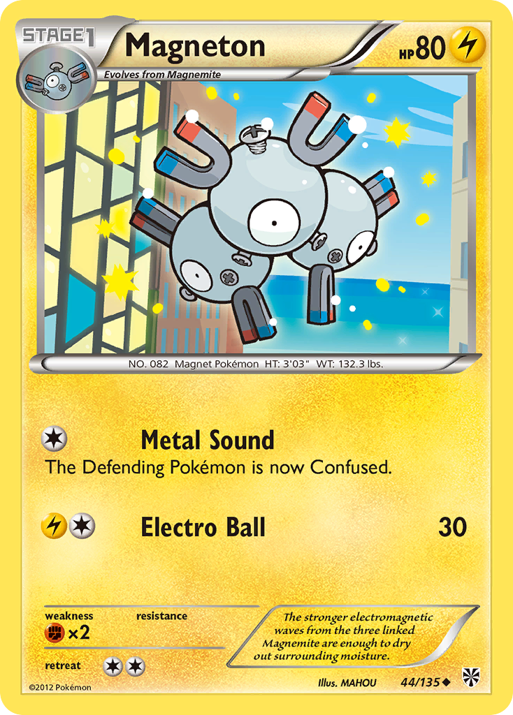 Magneton (44/135) [Black & White: Plasma Storm] | Card Citadel