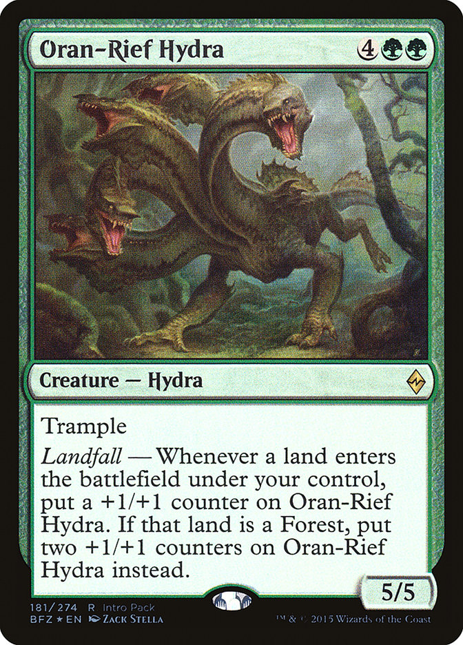 Oran-Rief Hydra (Intro Pack) [Battle for Zendikar Promos] | Card Citadel