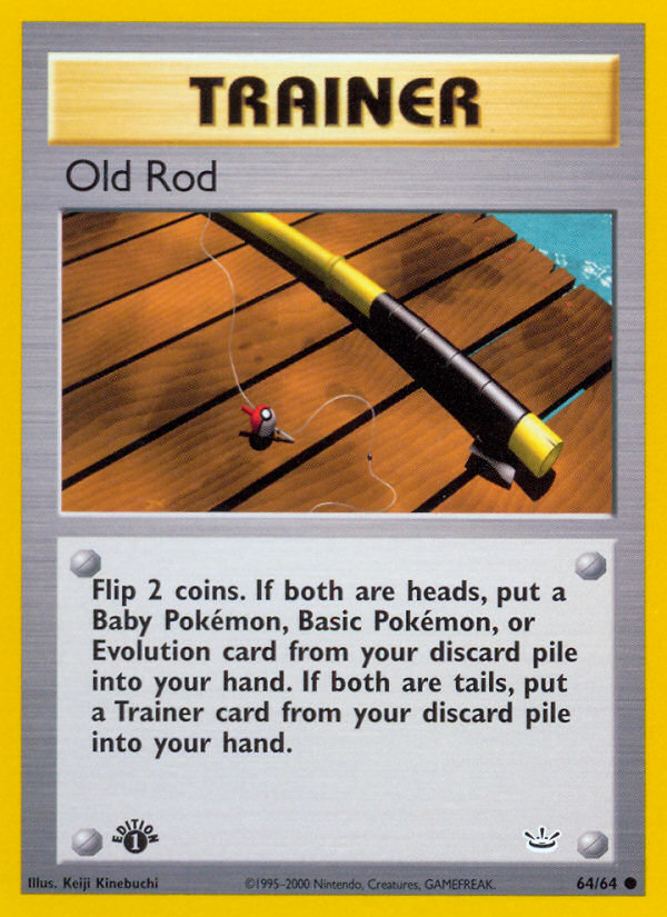 Old Rod (64/64) [Neo Revelation 1st Edition] | Card Citadel