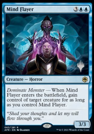 Mind Flayer (Promo Pack) [Dungeons & Dragons: Adventures in the Forgotten Realms Promos] | Card Citadel