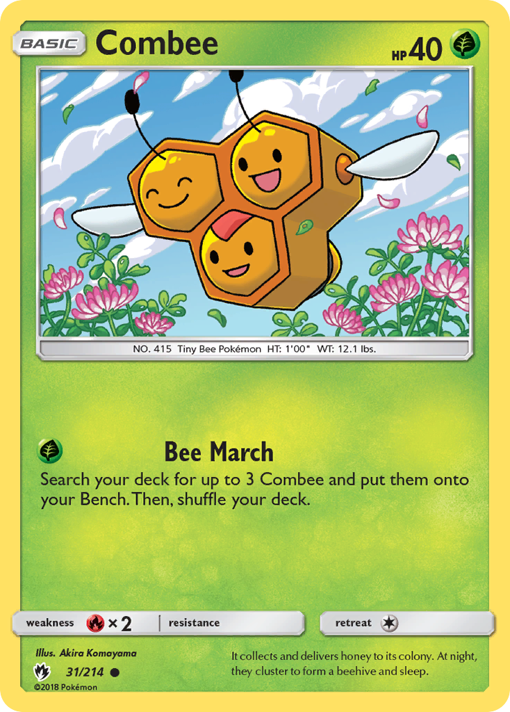 Combee (31/214) [Sun & Moon: Lost Thunder] | Card Citadel