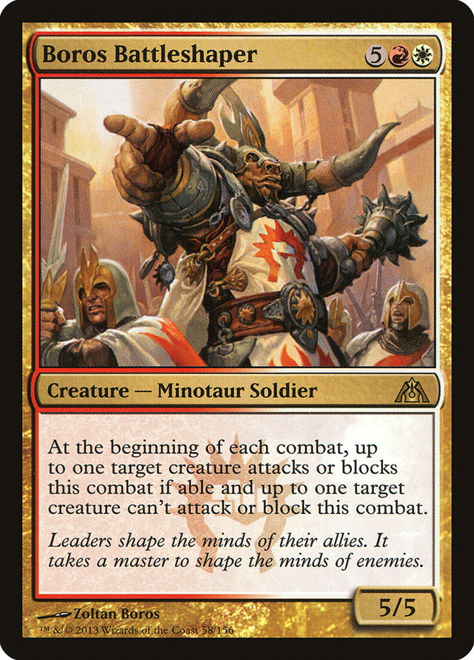 Boros Battleshaper [Dragon's Maze] | Card Citadel