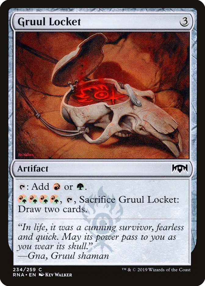 Gruul Locket [Ravnica Allegiance] | Card Citadel