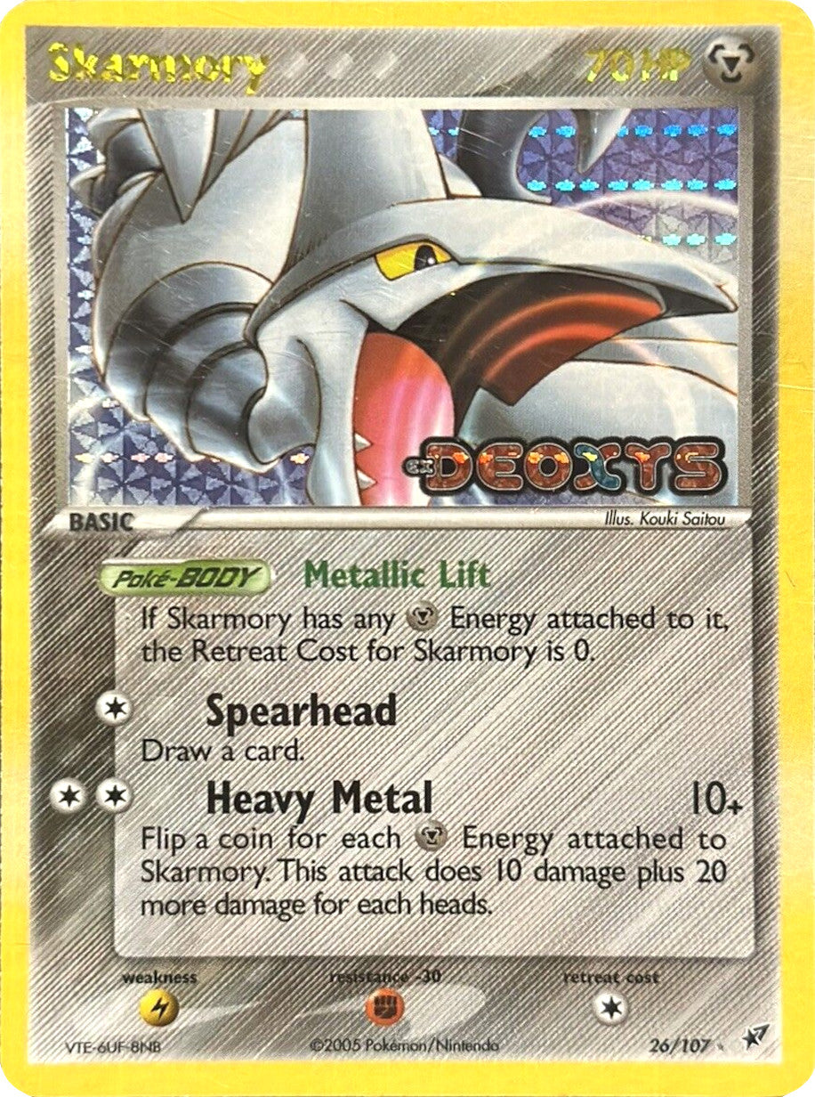 Skarmory (26/107) (Stamped) [EX: Deoxys] | Card Citadel