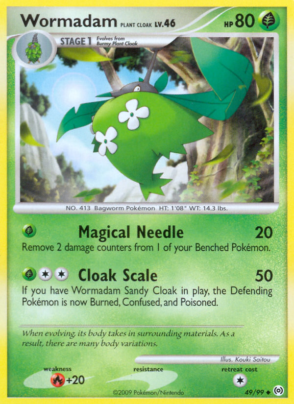 Wormadam Plant Cloak (49/99) [Platinum: Arceus] | Card Citadel