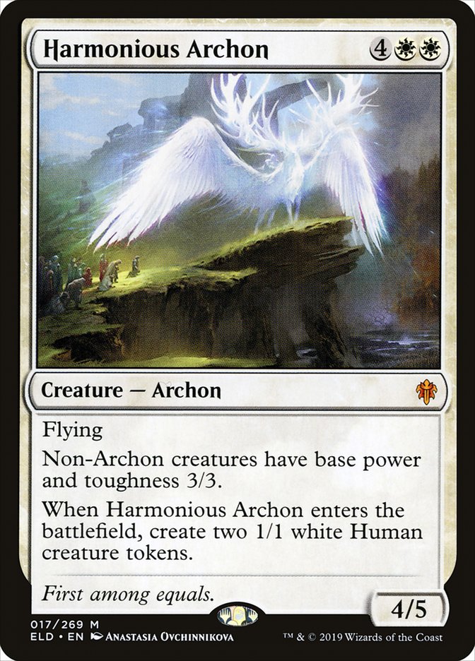 Harmonious Archon [Throne of Eldraine] | Card Citadel