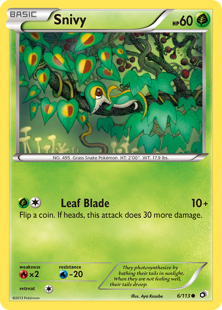 Snivy (6/113) [Black & White: Legendary Treasures] | Card Citadel