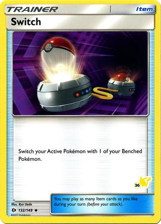 Switch (132/149) (Pikachu Stamp #36) [Battle Academy 2020] | Card Citadel