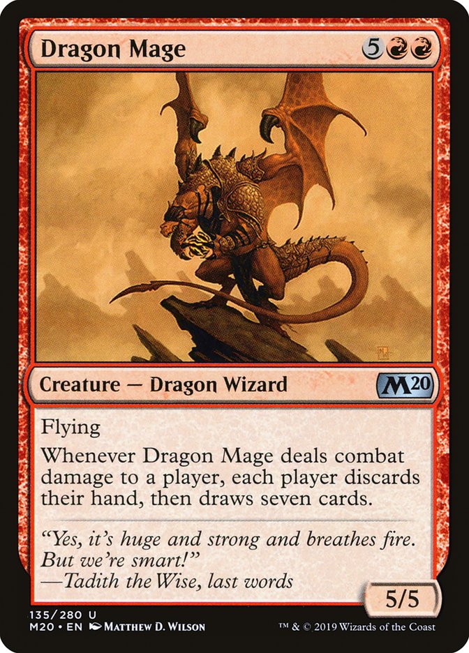 Dragon Mage [Core Set 2020] | Card Citadel