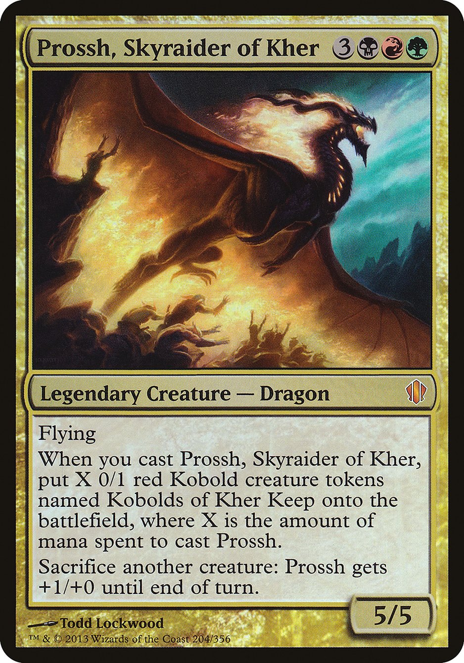 Prossh, Skyraider of Kher (Commander 2013) [Commander 2013 Oversized] | Card Citadel