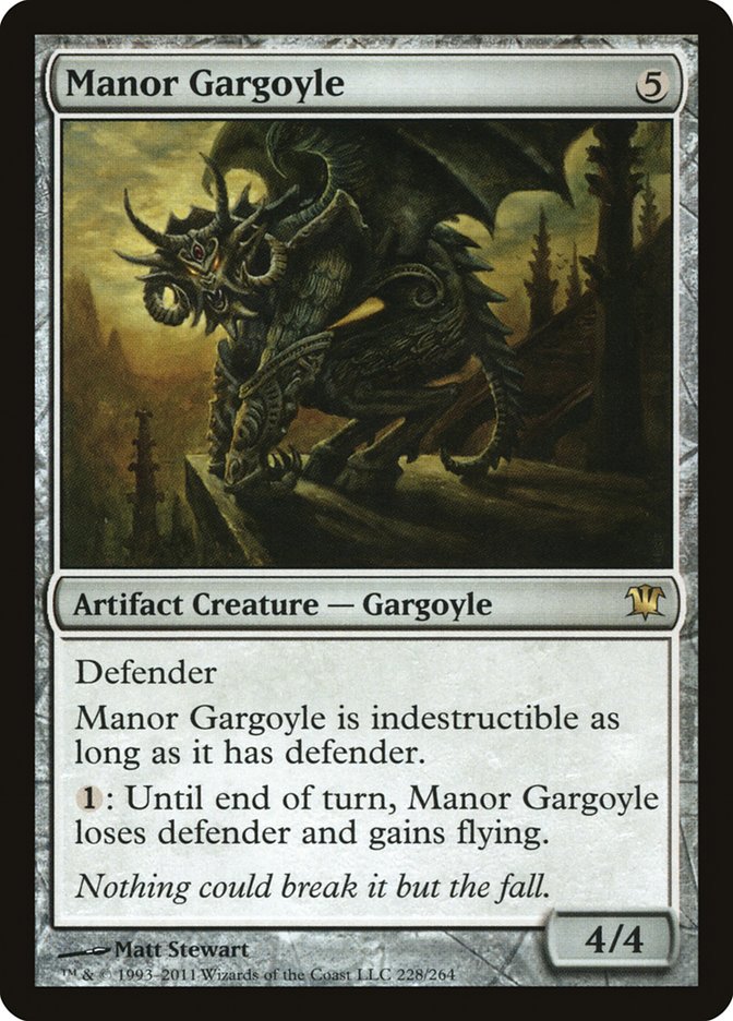 Manor Gargoyle [Innistrad] | Card Citadel