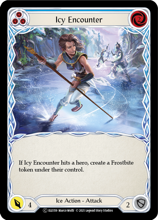 Icy Encounter (Blue) [U-ELE159] Unlimited Normal | Card Citadel
