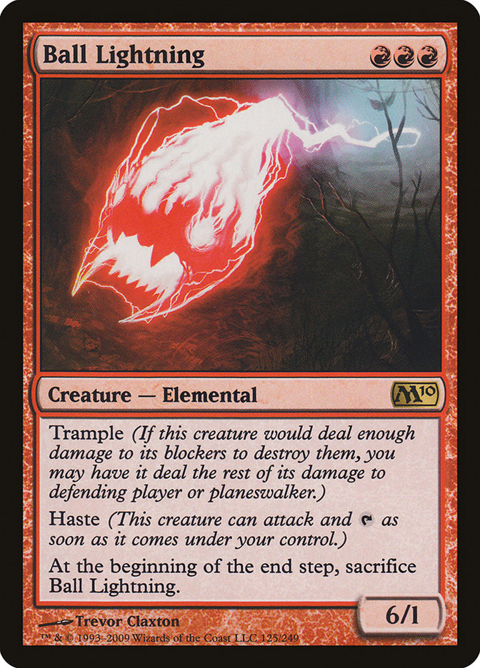 Ball Lightning [Magic 2010] | Card Citadel