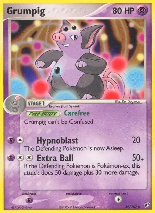 Grumpig (32/107) [EX: Deoxys] | Card Citadel